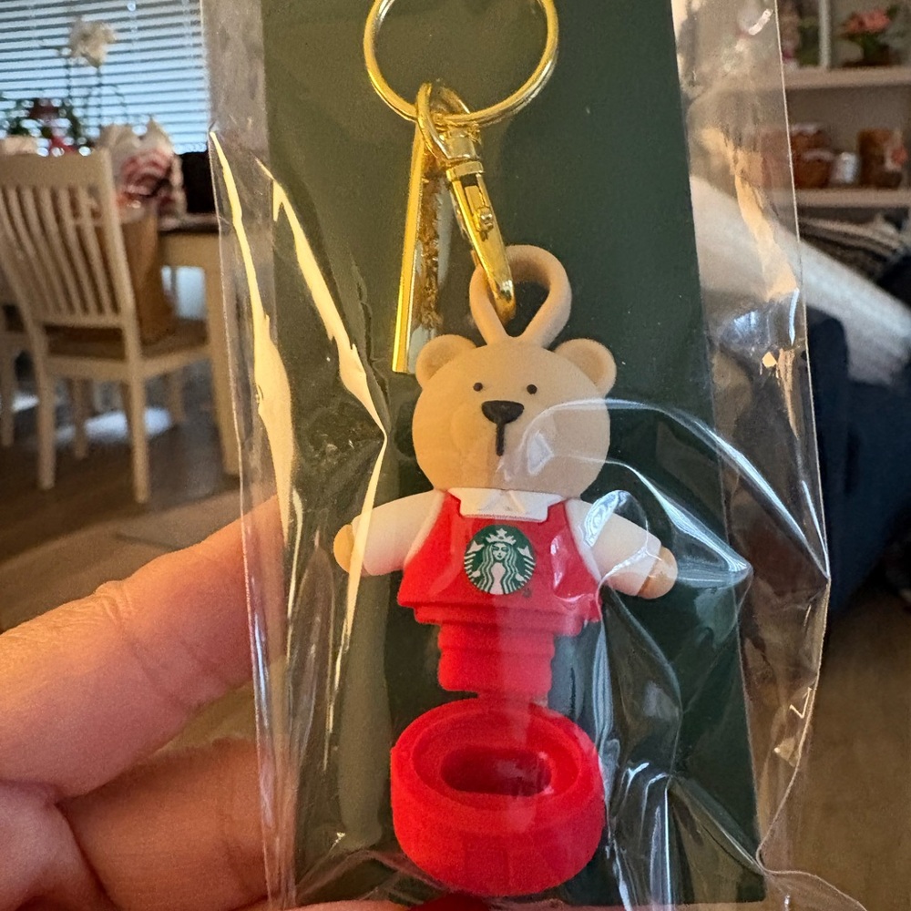 Starbucks Bear reusable hot cup lid stopper - Picture 4 of 5